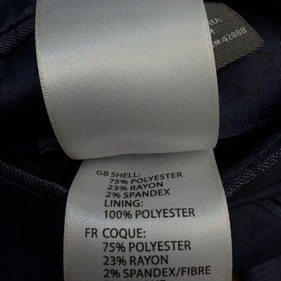 Oak Hill Blazer Mens 2XLT 50L 52L Blue Plaid Two Button - Picture 5 of 12